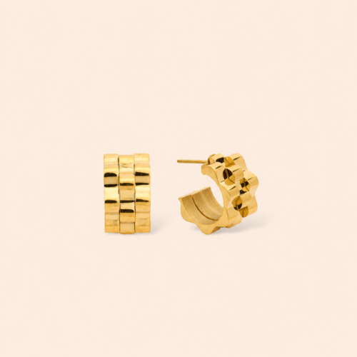 Luna Petal Hoops