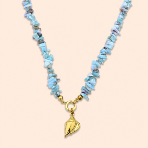 Larimar Tide Necklace