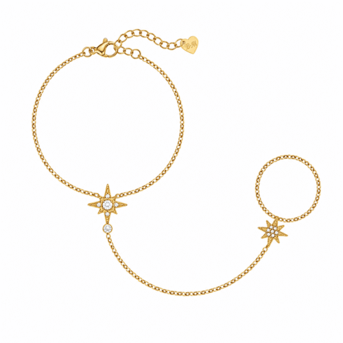 Poppy Hand Chain Bracelet